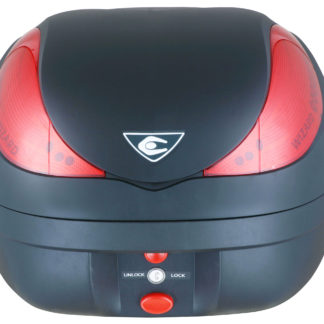 Koffer Coocase Wizzard 36 liter zwart V36-C met alarm en afstandbediening