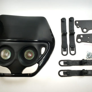 Koplamp Twin Spoiler Zwart model UFO