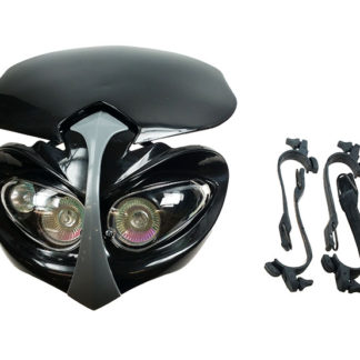 Koplamp Twin Spoiler Zwart model Diamond