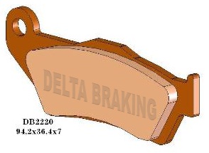 Remblokset Delta braking 2220 o.a. KTM voor