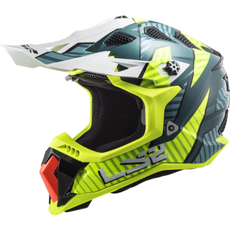 LS2 Helm MX700 Subverter EVO Astro glans kobalt fluo geel